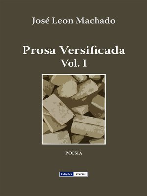cover image of Prosa Versificada I